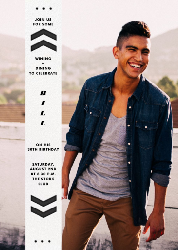 Bookworm (Tall) - Birthday Invitation by Paperless Post