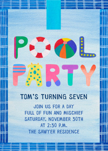 Pool Party - Invitation by Paperless Post