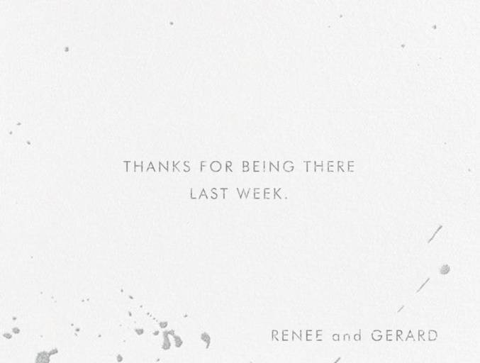 Splatter Cloth I (Stationery) - Stationery by Paperless Post