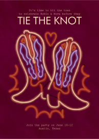 Space Cowgirl - Bachelor/Bachelorette Party Invitation by Paperless Post