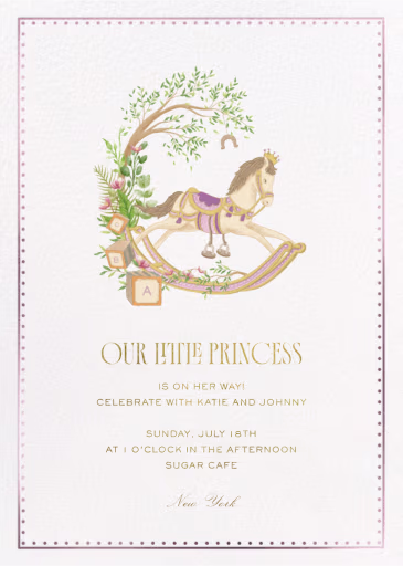 Storybook Rocker - Baby Shower Invitation by Sketch Design Studio