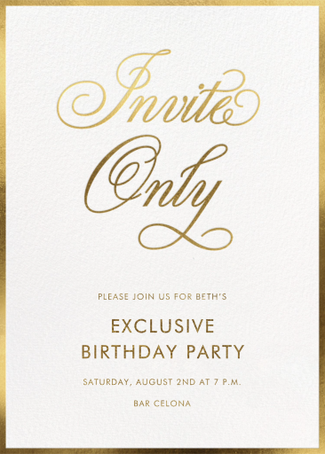Exclusive - Invitation by kate spade new york