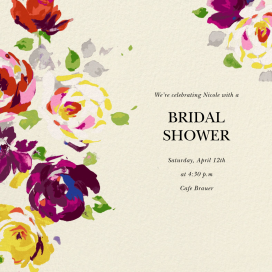 Rosy Dreams - Bridal Shower Invitation by kate spade new york