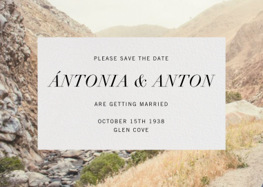 Matter - Save the Date by Paperless Post