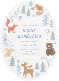 Winter Critters - Baby Shower Invitation by Paperless Post
