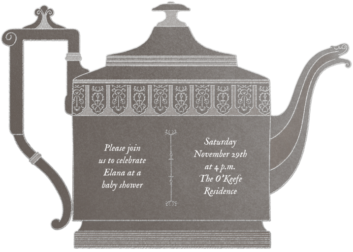 Tea Pot by The V&A - Back