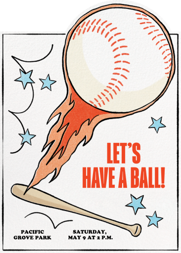 Baseball Birthday - Get-Together Invitation by Paperless Post
