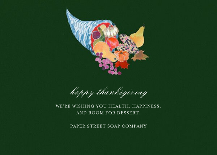 A Little Corny - Thanksgiving Card by Happy Menocal