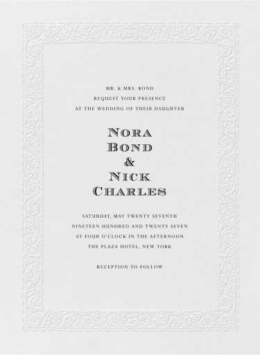 Burano - Wedding Invitation by Crane & Co.