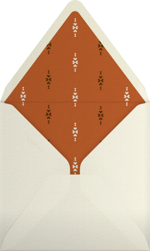 Cream Interior Border - Paperless Post Envelope