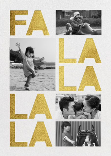 Fa Lalala La - Christmas Card by Paperless Post