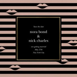 Sealed Lips - Save the Date by kate spade new york