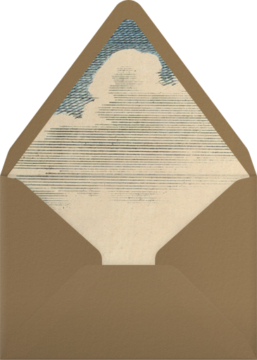 Crescent Moon - John Derian Envelope