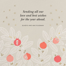 Pom Pom Club - Rosh Hashanah Card by Paperless Post