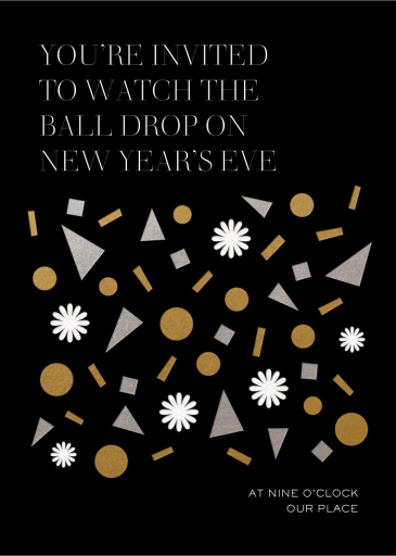 Merry Confetti - New Year's Eve Invitation by Paperless Post