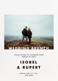 Tall Horizontal (Photo) - Wedding Weekend Invitation by Paperless Post