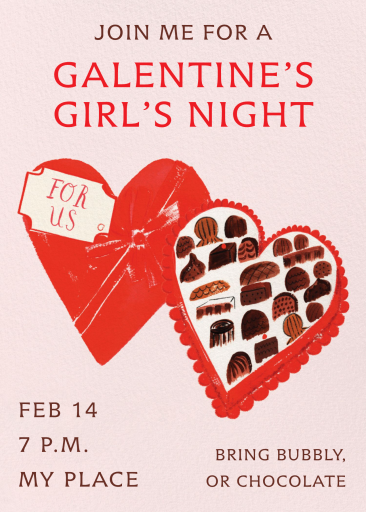 Chocolate Sweets - Valentine's Day Invitation by Mr. Boddington's Studio