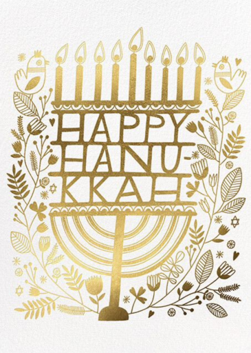 Menorah Flora (Anke Weckmann) by Red Cap Cards