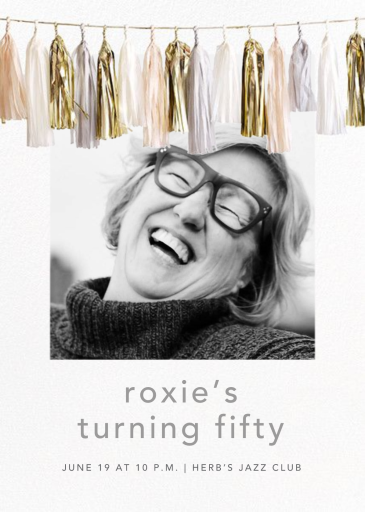 Glimmer Photo - Birthday Invitation by CONFETTISYSTEM