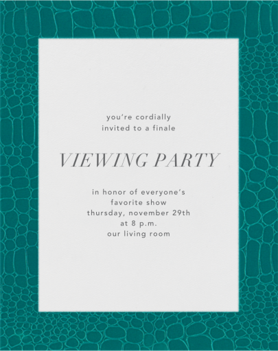 Croc Border by Paperless Post