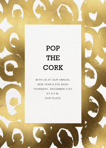 Kissapoollo - New Year's Eve Invitation by Marimekko