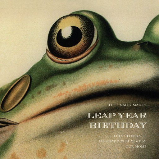 Frog - Summer Party Invitation by John Derian