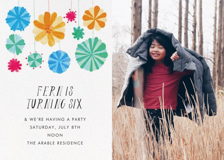 Blow Up the Balloons (Photo) - Birthday Invitation by Mr. Boddington's Studio