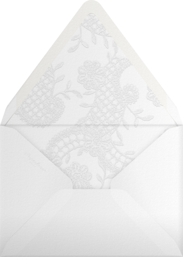 Vintage Lace - Oscar de la Renta Envelope