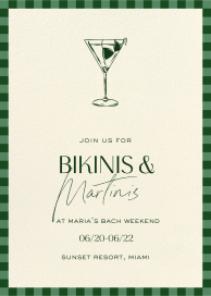 Bikinis and Martinis - Bachelorette Party Invitation by Paperless Post
