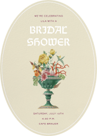 Blooming Chalice - Bridal Shower Invitation by Open Sea Design Co.