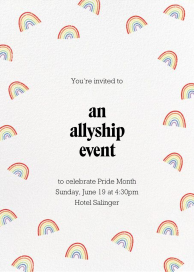 Raining Rainbows - Pride Invitation by Paperless Post