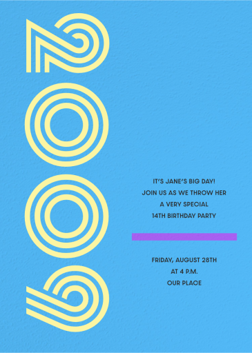 Retro Future - Birthday Invitation by Paperless Post