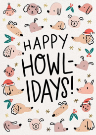Howl-idays - Christmas Card by Hello!Lucky