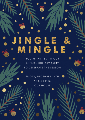 Jingle & Mingle - Invitation by Hello!Lucky