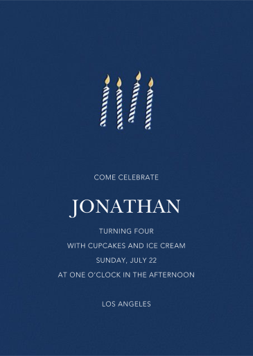 And One for Good Luck - Birthday Invitation by Sugar Paper