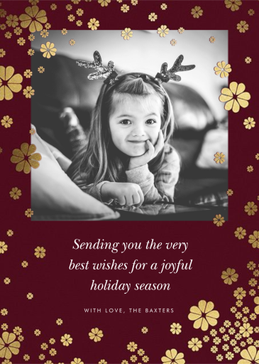 Clover and Over Photo - Holiday Card by kate spade new york