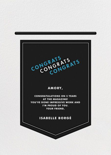 Leagues - Work Anniversary Card by Paperless Post - Back