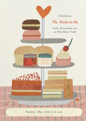 Tea Time Fun - Bridal Shower Invitation by Maisy Summer