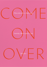 Subtle Text by Paperless Post