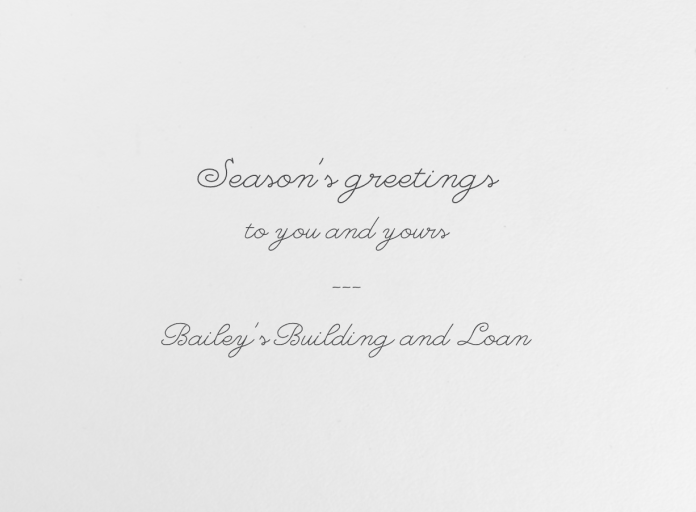 Snowflake Seasons Greetings - Holiday Card by Paperless Post - Back