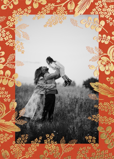 Heather and Lace (Photo) - Holiday Card by Rifle Paper Co.