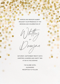Sparkle Lights - Wedding Invitation by Paperless Post