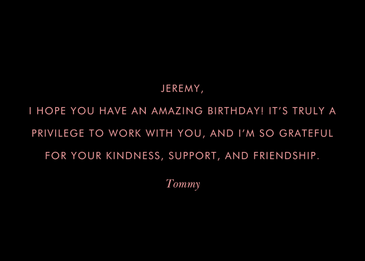 Fireworks Birthday - Birthday Card by Rifle Paper Co. - Back