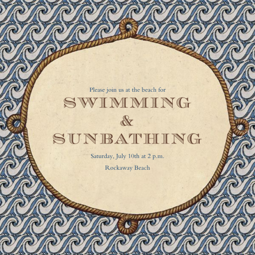 Rope and Waves by John Derian