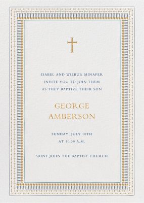 Baptism and Christening Invitations | Send online instantly | RSVP tracking