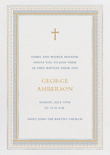 Our Baby's Big Day - Summer Party Invitation by Mr. Boddington's Studio