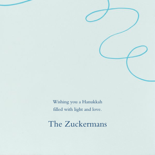 Dreidel - Hanukkah Card by Paperless Post - Back