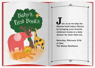 Page One - Baby Shower Invitation by Paperless Post