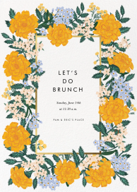 French Marigold - Brunch Invitation by Rifle Paper Co.