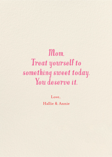 Dog Mom - Mother's Day Card by Mr. Boddington's Studio - Back